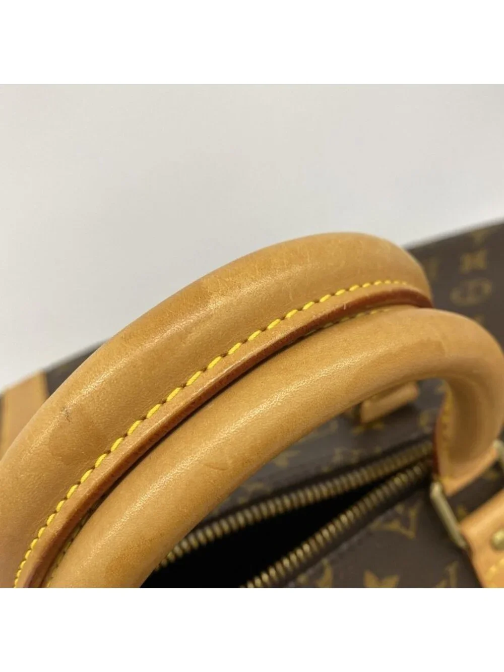 Louis Vuitton Boston Bag Monogram Keepall 50 Brown